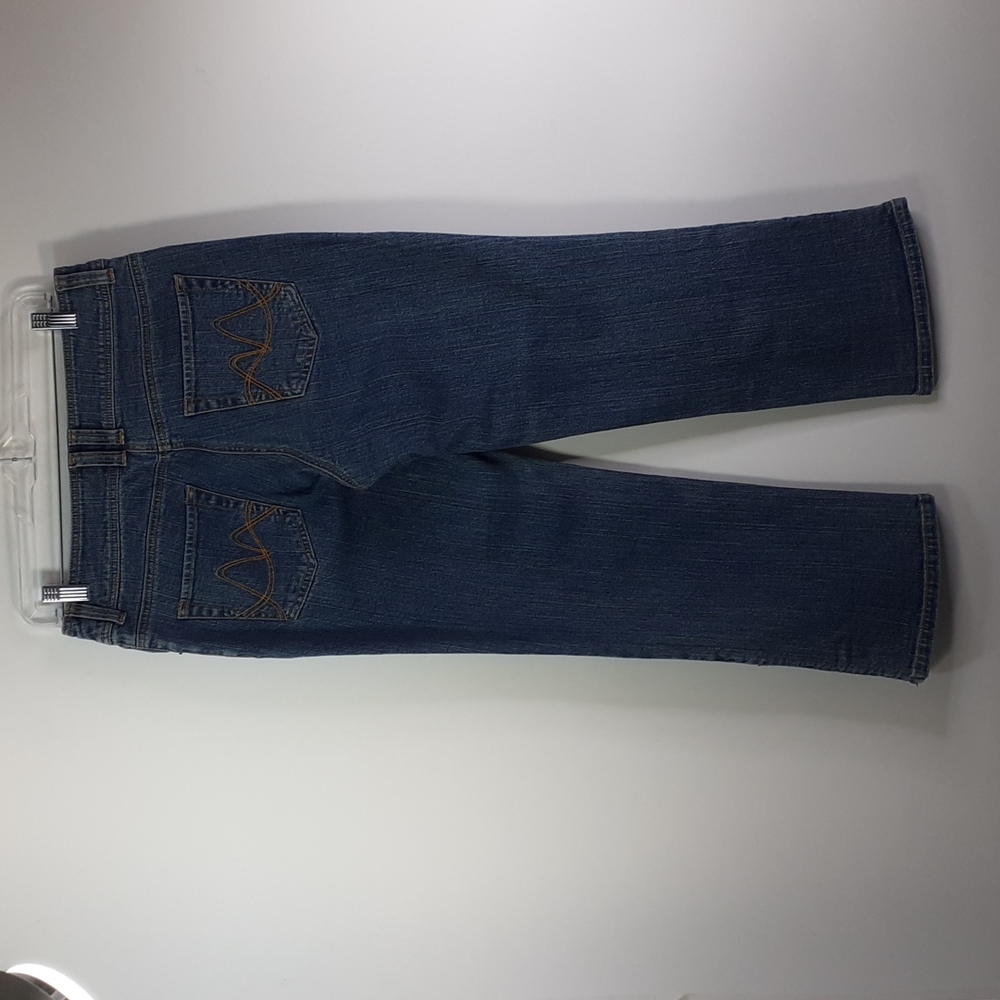 New York Co. Blue Jeans Women's Size 6 Cuffed Jean Capris - Picture 8 of 16